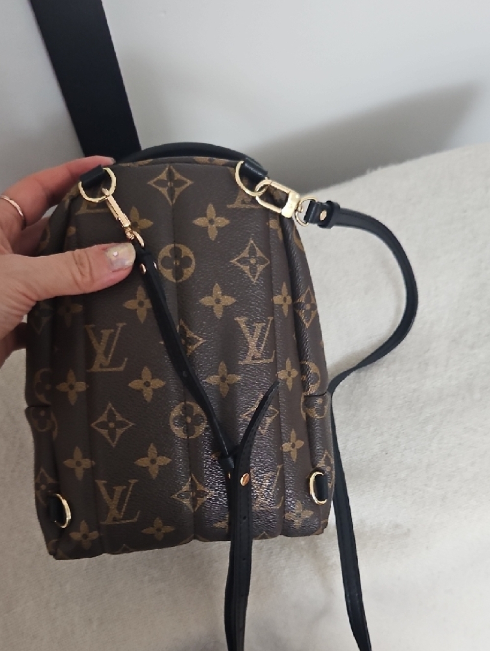 Louis Vuitton Monogram Canvas Mini Backpack in Brown - Picture 2 of 3